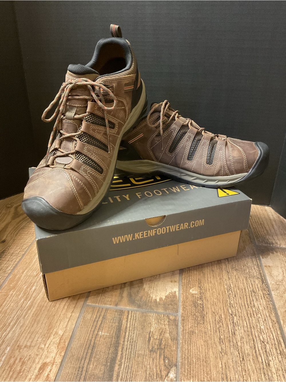 Men’s Keen Flint II Steel Toe Utility Shoe 13D